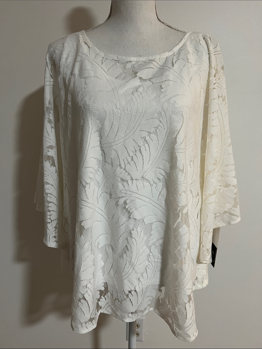 2-piece tank top with sheer cover